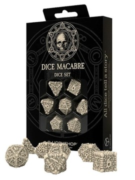 Komplet kości RPG - Dice Macabre