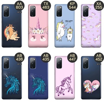 ETUI DO SAMSUNG GALAXY S20 FE / 5G WZORY JEDNOROŻEC BAJKI KSIĘŻNICZKI CASE