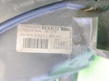 фото thumb №10, Фара лампа ліва перед renault scenic i fl 99-