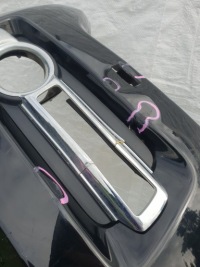 фото thumb №11, Mitsubishi pajero iv lift 15-21 бампер перед передній омивачі 6400g152zz