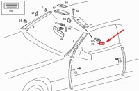 фото thumb №10, Mercedes-benz sl r129 захист сонцезахисна права a12981106619045
