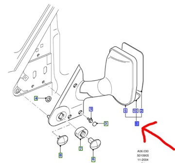 фото thumb №1, Зеркало внешние левая ford transit 2000-04
