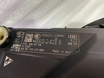 фото thumb №13, Audi q3 matrix 83a лампа левая правая