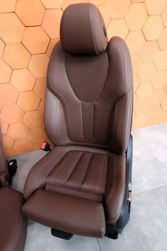 фото thumb №10, Bmw x5 g05 салон сиденья з підігрівом память sport harman vernasca coffee