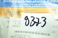 фото thumb №4, Набор монтажный тормозных колодок peugeot 206 sedan renault clio ii citroen xsara