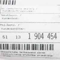 Bmw 6 e24 передний правый крыло молдинг 51131904454 1904454 oem Недорого, фото thumb