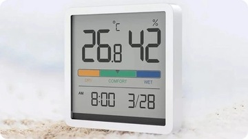 Метеостанция, датчик температуры и влажности с часами Xiaomi MIIIW