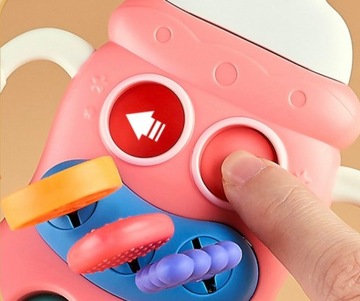 СЕНСОРНАЯ ИГРУШКА ДЛЯ МЛАДЕНЦЕВ И ДЕТЕЙ МОНТЕССОРИ БУТЫЛКА 5 В 1