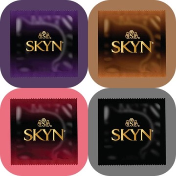 Презервативы SKYN UNKNOWN PLEASURE MIX с ароматизированными шипами, тонкие, 42 шт.