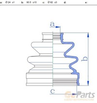 фото thumb №1, Захист гумовий шарнір внутрішнього