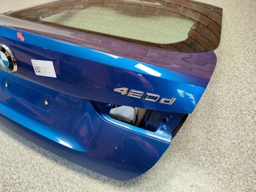 фото thumb №7, Bmw 4 i4 g26 крышка багажника зад задняя камера цвет portimao синий c31