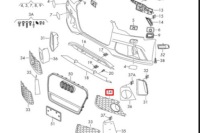 фото thumb №10, Audi a7 s 4ga бампер передний правая сторона решётка бампера 4g8807682g t94