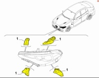 фото thumb №2, Набір ремонтний фара ліва alfa giulia
