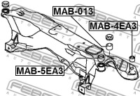 фото thumb №3, Втулка febest do chrysler sebring 2.0 2.5