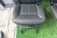 Сидіння iii ряд складний шкіра чорні mercedes-benz gl-klasa x164 комплект Зі Шроту, фото thumb