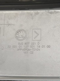 фото thumb №9, Бампер перед передний skoda fabia 2 ii 5j lift 10-