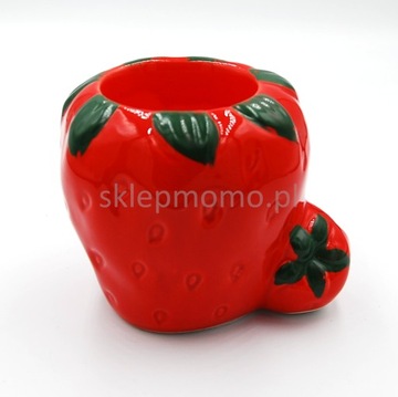 Керамический подсвечник STRAWBERRY фрукты для чайных свечей, разноцветная клубника