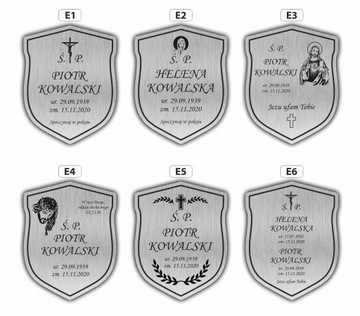 ТАБЛИЧКА МОГИЛЬНАЯ КРЕСТ 25x20 см
