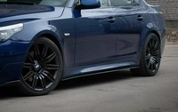 фото thumb №13, Накладки поріг bmw e60 e61 black piano накладки порогові pod пороги бічний m5