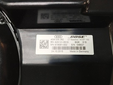 фото thumb №16, Audi a7 4g динаміки набір bose підсилювач 4g5035223c