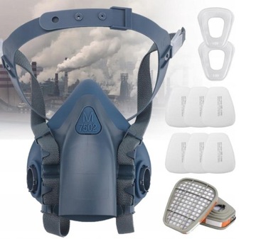 Полумаска 3M Paint Mask 7502 НАБОР С ФИЛЬТРОМ