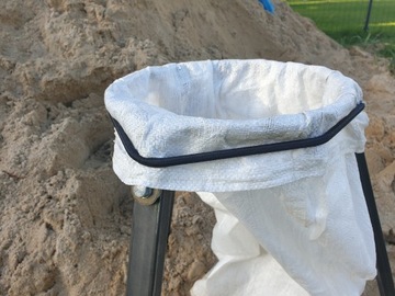 Workownica , stojak metalowy , wieszak na worki