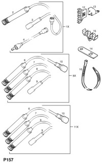 фото thumb №1, 90449675 шланг зажигание оригинальный номер opel