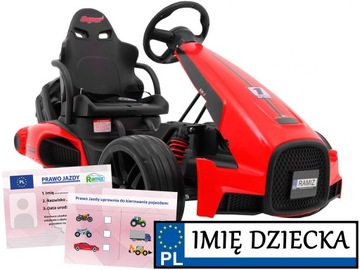 BOLID XR-1 sportowe autko na akumulator 2 SILNIKI