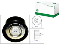 фото thumb №1, Ina ролик ремінь jeep compass 2.2 crd 4x4 mk49