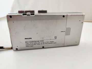 Уникальный диктофон PHILIPS D6710 для микрокассет