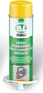 BOLL ŚRODEK DO KONSERWACJI PROFILI ZAMKNIĘTYCH Żółta z rurką progi drzwi