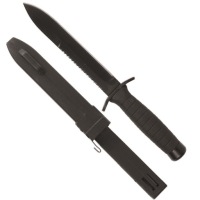 Военный тактический нож-кинжал с пилкой, модель wz.92, с кобурой Mil-Tec Combat