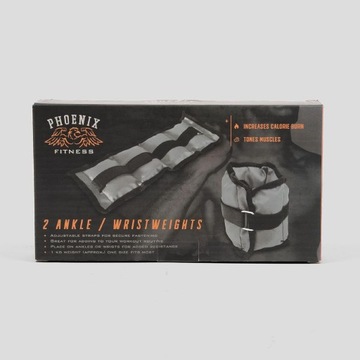 ВЕС НА ЗАПЯСТЬЯ, РУКИ, ГОЛОВОДЫ НОГ, ВЕС 2 x 550 Г, РЕГУЛИРУЕМЫЙ