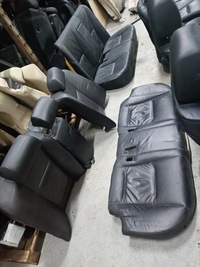 фото thumb №6, Bmw e65 сидіння сидіння диван сидіння оббивка шкіра чорні