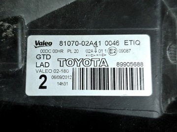 фото thumb №13, Toyota auris рестайлінг ксенон 2009 2010 2011 2012 лампа перед фара лівий євро