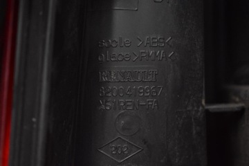 фото thumb №6, Лампа права зад задня верхня 8200419967 renault kangoo 2 ii 07-13