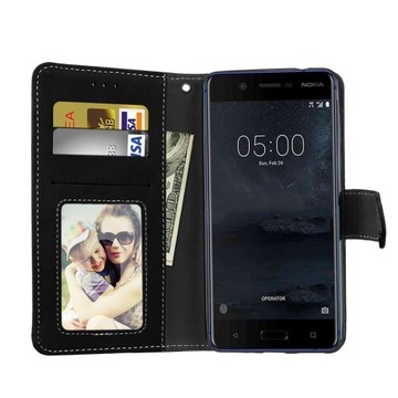Чехол-кошелек для Nokia 5 с подставкой