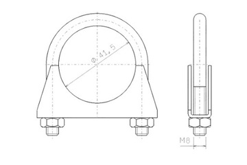 фото thumb №3, Запчасть монтажная выхлоп запчасть зажимная citroen c3 aircross ii c3 iii