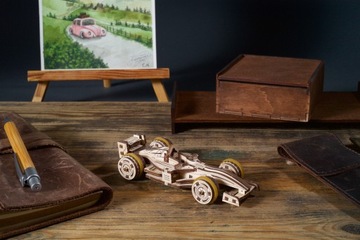 UGEARS Formula Car Гоночная машина 3D деревянная модель для сборки