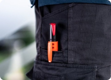 PICA VISOR Marker Woskowy Przemysłowy Niebieski