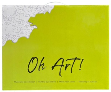 КРАСКА ПО ЦИФРАМ Цветы Картины по номерам В РАМКЕ Oh Art
