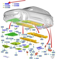 фото thumb №10, Брызговик правые зад ford kuga mk3 2020- 2478261 _ lj6b-a104c20-cb
