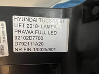 фото thumb №15, Hyundai tucson iii рестайлинг 2018- лампа правая передняя полный led правые перед