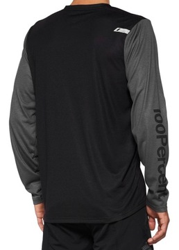 koszulka rowerowa 100% Airmatic LS - Black