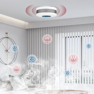 Датчик дыма угарного газа SafeSensor2000 2в1