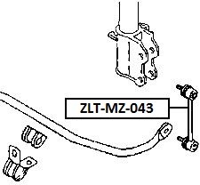 фото thumb №2, З'єднувач стабілізатора зад mazda premacy 2001-05 lp