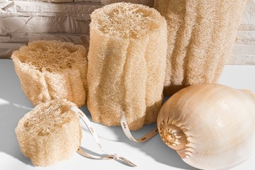 Gąbka naturalna LUFFA rozmiar L ok. 12cm UBO