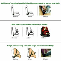 фото thumb №9, 2x заглушка поперечина безпеки ременів подовжувач адаптер пряжка