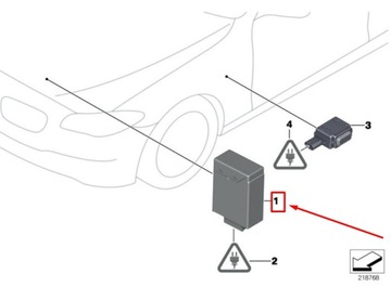 фото thumb №4, Bmw 7 f01, f02 паркування асистент контроль module 66336873360 6873360 оригінал