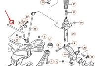 фото thumb №10, Audi tt 8n передний стабилизатор 20mm новый оригинальный 1j0411305ae